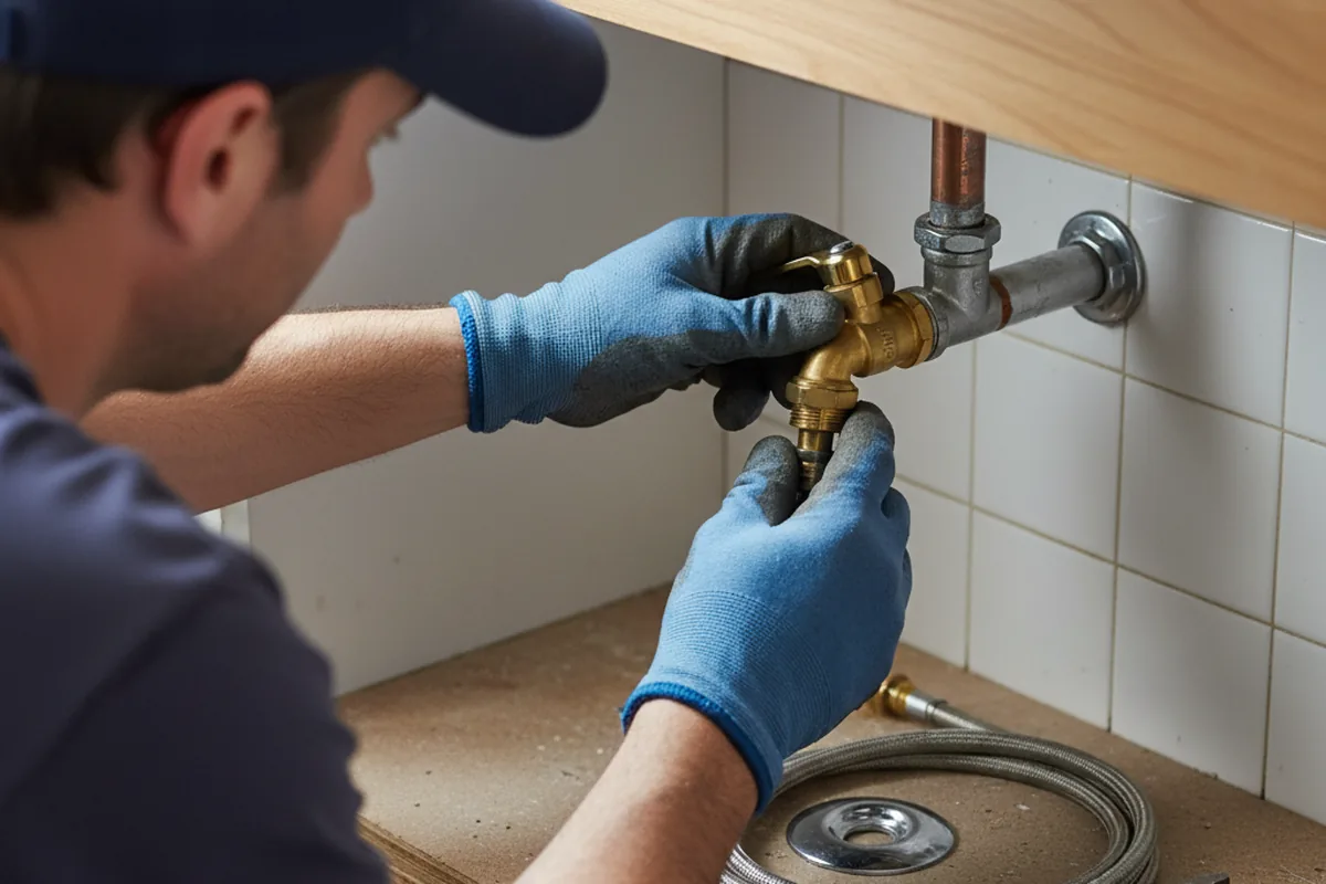 Shutoff valve and fitting work during Repiping in Tollhouse